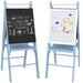 Three-In-One Easel for Kids with Paper Roll and Adjustable Height in Blue - Little and Giant Explorers AIYAPLAY