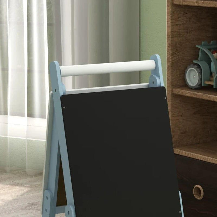 Three-In-One Easel for Kids with Paper Roll and Adjustable Height - Little and Giant Explorers AIYAPLAY