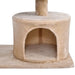 Three-Tier Cat Tree Tower – Beige | Deluxe Cat Climbing Frame with Scratching Posts PAWHUT - Little and Giant Explorers PawHut