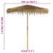 Tiki Umbrella - Banana Leaf Canopy | 240cm Hawaiian-Style Parasol VIDAXL - Little and Giant Explorers vidaXL
