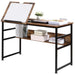 Tiltable Drawing Desk Table - Little and Giant Explorers HOMCOM