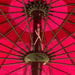 Tilting Garden Parasol – Red | 2.5m Canopy with 18 Fibreglass Ribs OUTSUNNY - Little and Giant Explorers Outsunny