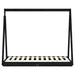 Kids Bed Frame Black and Solid Wood Pine (70 x 140cm) - Little and Giant Explorers vidaXL