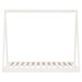 Kids Bed Frame in White and Solid Wood Pine (70 x 140cm) - Little and Giant Explorers vidaXL