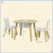 Toddler Activity Table Chair Set | Bear-Shaped Backrest with Convertible Design - Little and Giant Explorers AIYAPLAY
