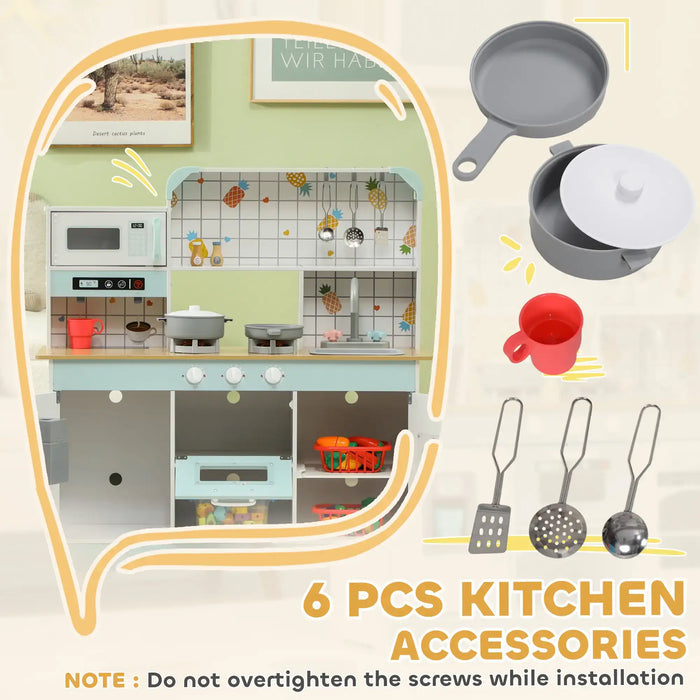 Toddler Kitchen | Realistic Lights and Sounds - Little and Giant Explorers AIYAPLAY