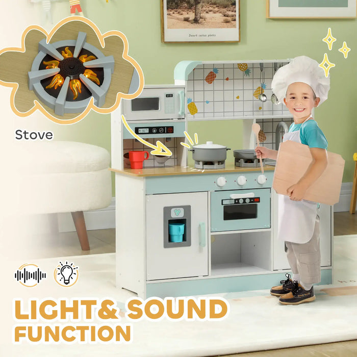 Toddler Kitchen | Realistic Lights and Sounds - Little and Giant Explorers AIYAPLAY