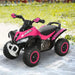 Toddler Quad Bike Ride-On - Pink | Foot-to-Floor Vehicle and Balance Training HOMCOM - Little and Giant Explorers HOMCOM