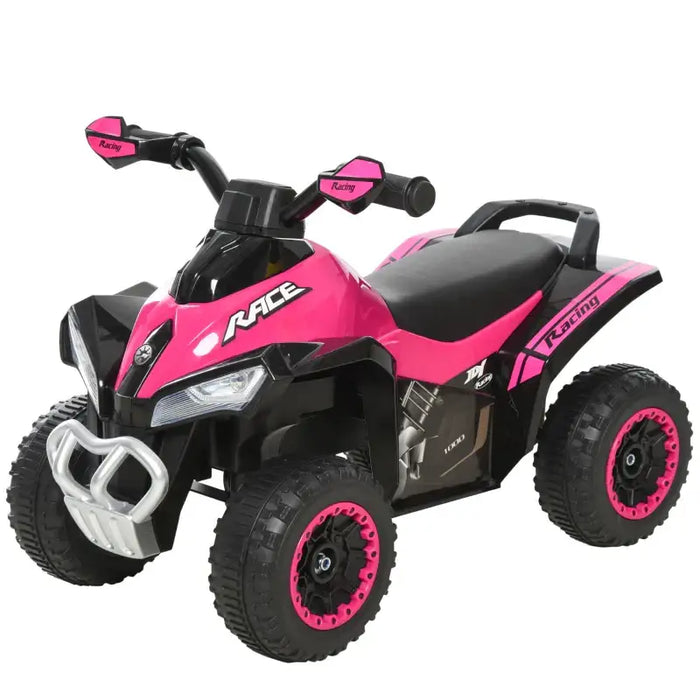 Toddler Quad Bike Ride-On - Pink | Foot-to-Floor Vehicle and Balance Training HOMCOM - Little and Giant Explorers HOMCOM