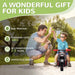 Kids Ride On Motorcycle with Music and Bubbles in Red - Little and Giant Explorers AIYAPLAY
