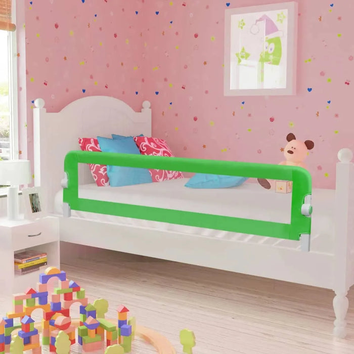 Toddler Safety Bed Rail in Green (150 x 42cm) - Little and Giant Explorers vidaXL