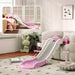 Kids Slide for Bed Pink | Compact Storage Indoor Adventure - Little and Giant Explorers AIYAPLAY