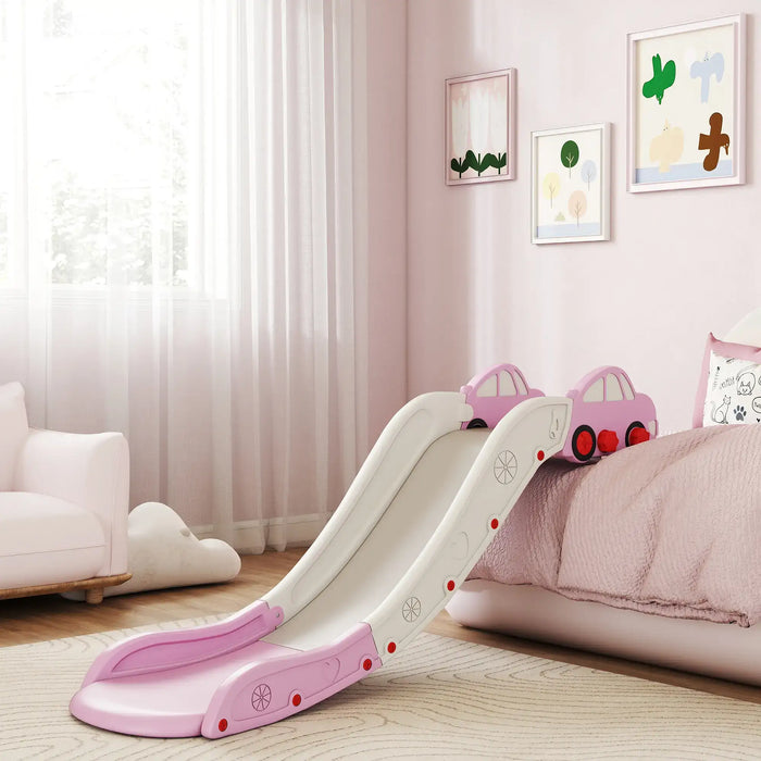 Kids Slide for Bed Pink | Compact Storage Indoor Adventure - Little and Giant Explorers AIYAPLAY