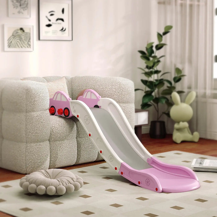 Kids Slide for Bed Pink | Compact Storage Indoor Adventure - Little and Giant Explorers AIYAPLAY