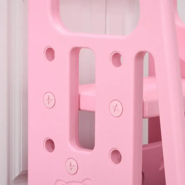 Toddler Step Stool – Pink | Adjustable Kids Kitchen Helper Tower - 3-Height Platforms HOMCOM - Little and Giant Explorers HOMCOM
