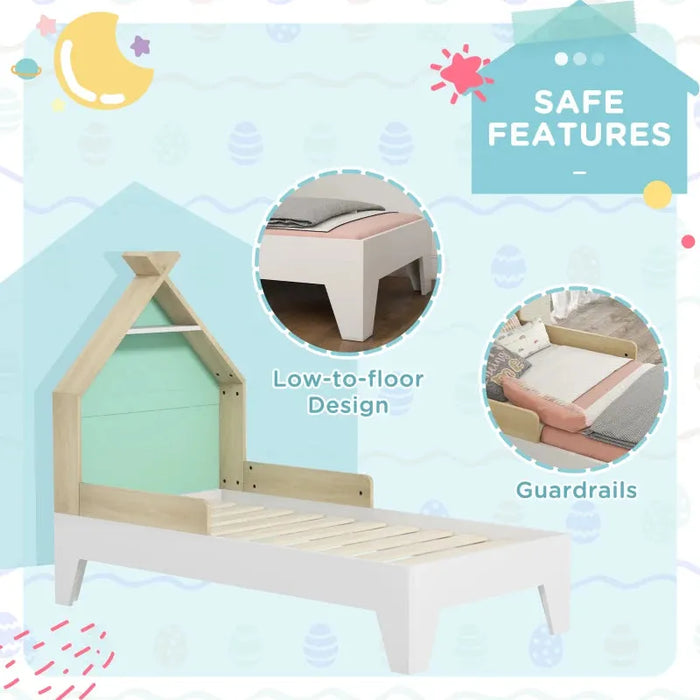 Toddler Tree House Bed Frame ((74 x 144cm) - Little and Giant Explorers AIYAPLAY