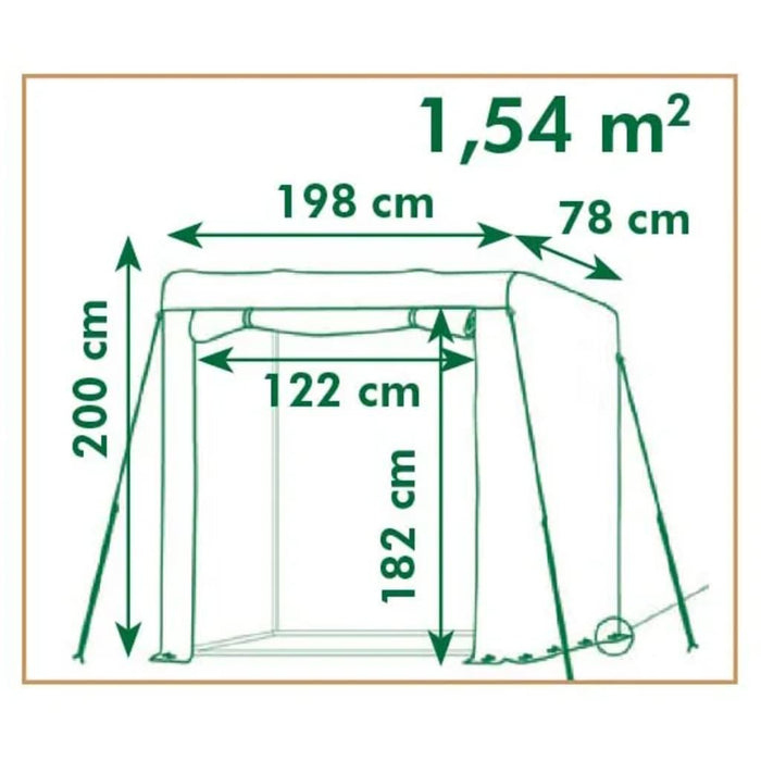 Tomato Greenhouse (198 x 78 x 200cm) - Little and Giant Explorers Nature