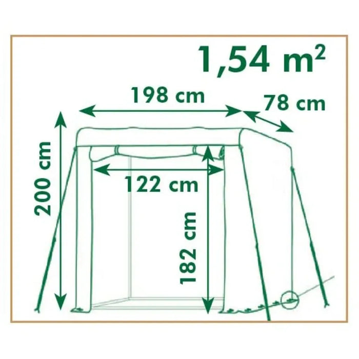 Tomato Greenhouse (198 x 78 x 200cm) - Little and Giant Explorers Nature