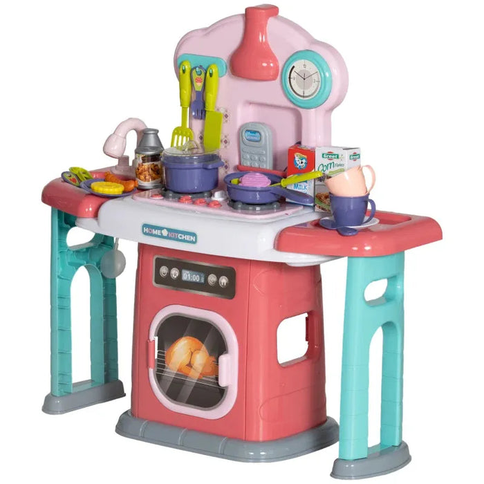 Toy Kitchen with Rotating Side Tables - Little and Giant Explorers AIYAPLAY