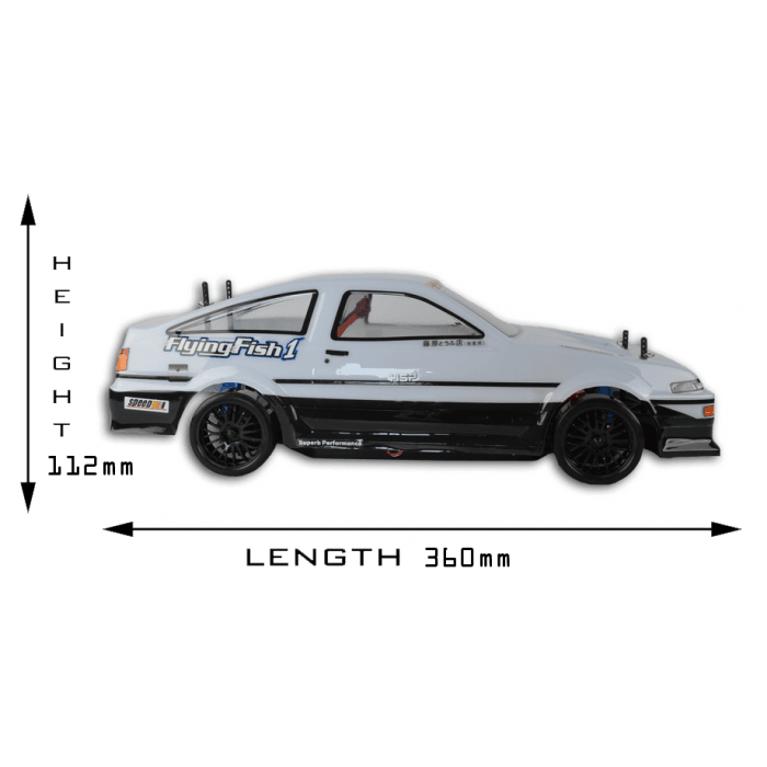 Toyota Trueno Drift RC Car | PRO Brushless Version - Little and Giant Explorers HSP