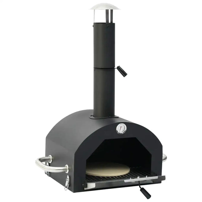 Outdoor Pizza Oven with Pizza Stone - Little and Giant Explorers vidaXL