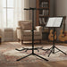Tripod Guitar Stand in Black and Steel - Little and Giant Explorers vidaXL