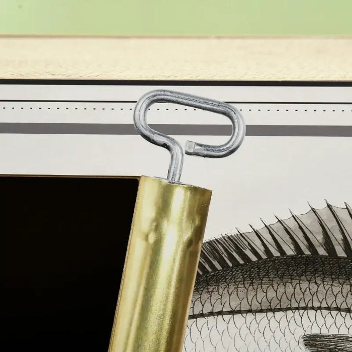 Tuna Can Cat Scratcher Bed with Catnip | 2-in-1 Scratcher and Lounger PAWHUT - Little and Giant Explorers PawHut