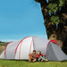 Tunnel Tent, with Two Bedrooms and Living Room and Vestibule (4 persons) - Little and Giant Explorers Outsunny