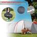 Tunnel Tent, with Two Bedrooms and Living Room and Vestibule (4 persons) - Little and Giant Explorers Outsunny