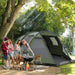 Tunnel Tent with Two Rooms and Windows (3-4 persons) - Little and Giant Explorers Outsunny