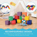 Twelve-Piece Soft Play Building Blocks - Little and Giant Explorers HOMCOM