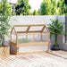 Raised Wooden Cold Frame Greenhouse - Little and Giant Explorers Outsunny