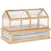 Raised Wooden Cold Frame Greenhouse - Little and Giant Explorers Outsunny