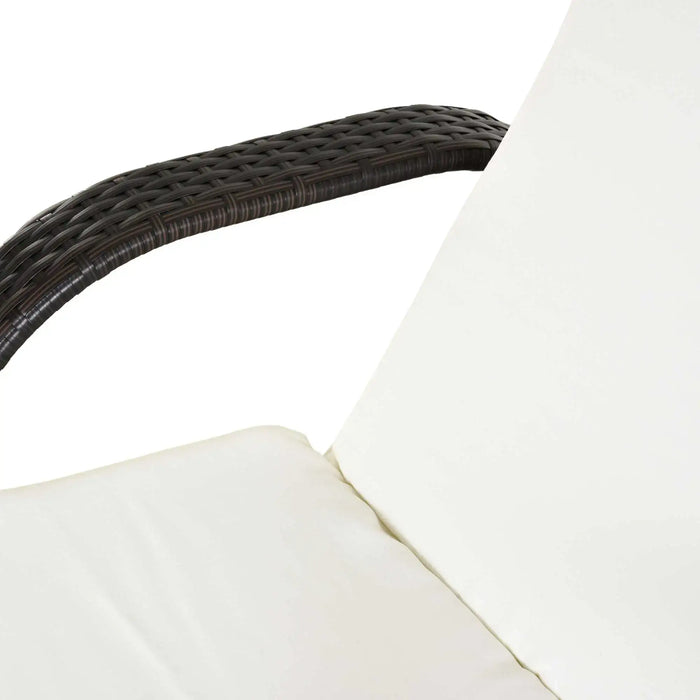 Two-Piece Lounger Set | Five-Position Backrest and Removable Headrest for Sun Relaxation - Little and Giant Explorers Outsunny