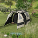 Two Room Blackout Tent with Accessories in Khaki (4 persons) - Little and Giant Explorers Outsunny