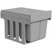 Grey dual 15L under sink pull out kitchen waste recycling bin with soft close runners