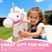 Unicorn Ride-On Horse – White Plush Pony | Motion-Powered Rocking Toy AIYAPLAY - Little and Giant Explorers
