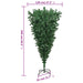 Upside-Down Artificial Christmas Tree in Green 240cm - Little and Giant Explorers vidaXL