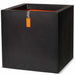 Urban Smooth Square Planter in Black (40 x 40 x 40cm) - Little and Giant Explorers Capi