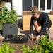 Urban Smooth Square Planter in Black (50 x 50 x 50cm) - Little and Giant Explorers Capi