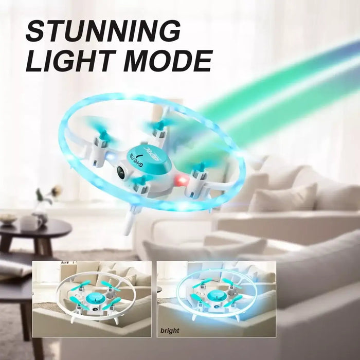 V5 Mini Drone – 720P HD Camera | LED Lights, 3D Flips and FPV Control 4DRC - Little and Giant Explorers 4DRC