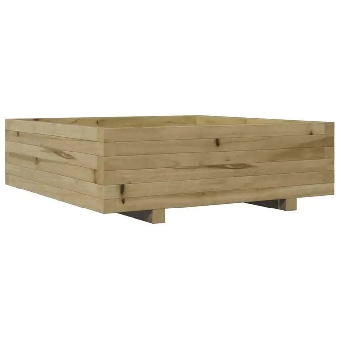 Garden Planter in Impregnated Wood Pine (80 x 80 x 26.5cm) - Little and Giant Explorers vidaXL