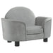 Velvet Dog Bed in Light Grey (66 x 40 x 45cm) - Little and Giant Explorers vidaXL