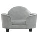 Velvet Dog Bed in Light Grey (66 x 40 x 45cm) - Little and Giant Explorers vidaXL