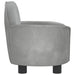 Velvet Dog Bed in Light Grey (66 x 40 x 45cm) - Little and Giant Explorers vidaXL