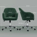 Velvet Office Chair with Rocking Motion - Dark Green | Adjustable Height 48–58cm HOMCOM - Little and Giant Explorers HOMCOM