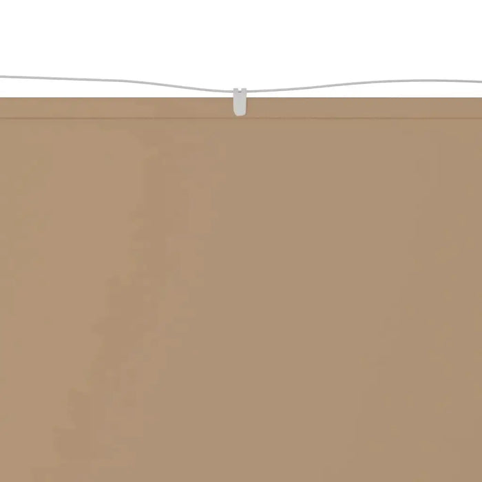 Vertical Awning Oxford Fabric in Taupe (140 x 420cm) - Little and Giant Explorers vidaXL