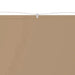 Vertical Awning Oxford Fabric in Taupe (140 x 420cm) - Little and Giant Explorers vidaXL
