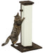 Vertical Full Cat Scratcher with Natural Sisal Rope in Brown 81cm - Little and Giant Explorers PawHut