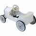 Retro Pedal Car – White | Metal and Wood - Classic Ride-On Toy VILAC - Little and Giant Explorers Vilac